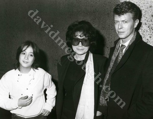 David Bowie, Yoko and Sean Lennon 1985  NYC.jpg